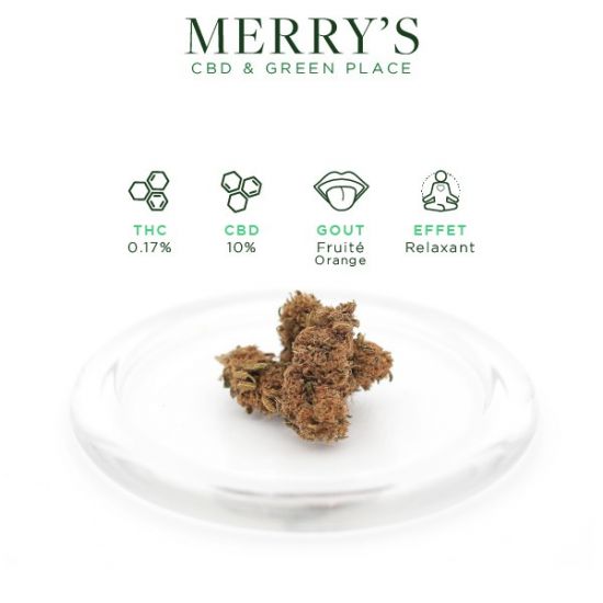 10 G - ORANGE BUD FLEUR CBD